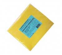 Салфетка из микроволокна 34х40см желтая 80гр/м2 1шт/упак