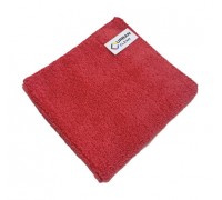Салфетка из микрофибры 320гр/м2 30х30см красная