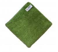 Салфетка из микрофибры 250гр/м2 35х40см зеленая